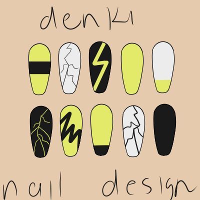 Anime Nail, Fake Nails Designs, Art Deco Nails, Punk Nails, Cute Simple Nails, Anime Nails, Cute Acrylic Nail Designs, Simple Acrylic Nails, Pretty Gel Nails