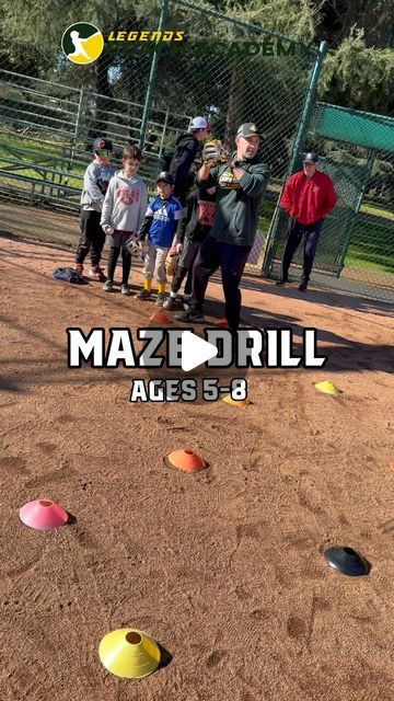 Legends Baseball & Softball on Instagram: "This drill is perfect to learn how to shuffle the proper way. We typically use this movement for younger players !! Try it out🫡  #baseball #littleleague #homerun #travelball #summercamp #fun #baseballseason #littleleaguebaseball #softball #mlb #speedball #legendsbaseball #sports" Fun Softball Games For Practice, Softball Drills For 8u, Softball Drills, Baseball Drills, Softball Stuff, Little League Baseball, Speed Ball, Indoor Fun, Baseball Season