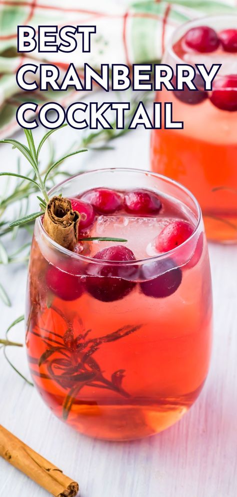 Looking for a simple yet elegant cocktail for your holiday party? Try this cranberry gin cocktail recipe that blends the botanical notes of gin with the zesty flavor of cranberry and ginger ale. It's quick to mix and perfect for a festive gathering or a cozy night by the fireplace. This holiday gin cocktail is sure to be a hit this Thanksgiving or Christmas! Empress Cocktail, Cranberry Holiday Cocktail, Cranberry Christmas Cocktail, Cranberry Ginger Ale, Gin Recipe, Christmas Gin, Christmas Truffles, Cranberry Vodka, Gin Recipes