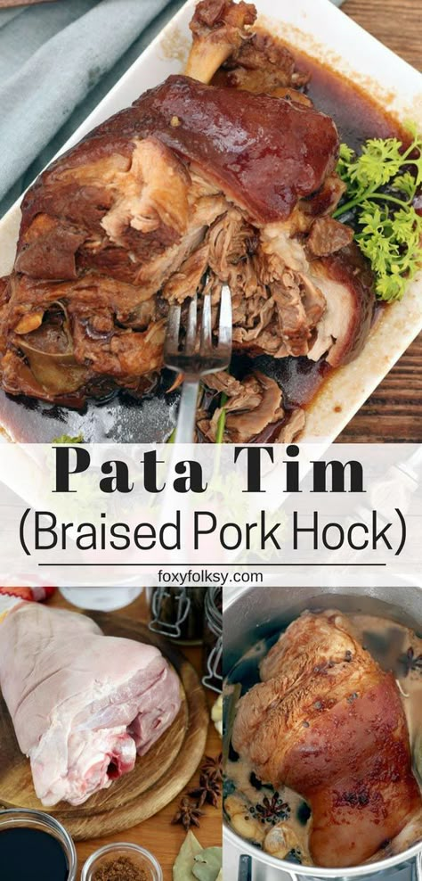 Pork Leg Recipes, Pata Tim, Pork Hock, Pork Leg, Mapo Tofu, Pork Ham, Bbq Beef, Braised Pork, Chinese Dishes