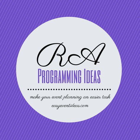 RA Programming Ideas – Easy Event Ideas Ra Programs Ideas, Ra Programming Ideas, Ra Activities, Resident Assistant Programs, Ra Program Ideas, Ra College, Ra Programming, Ra Programs, Resident Assistant Ideas