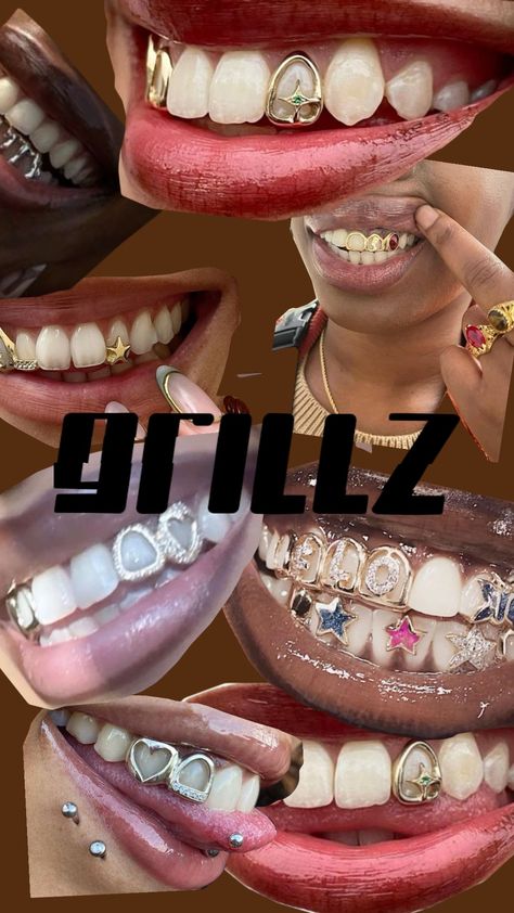 #grillz #accessories #accesories #fyp #fypshuffle #pinterest Grillz With Letters, Grillz Silver, Grillz Teeth, Silver Stars, Halloween, Silver, Pins, Quick Saves, Black