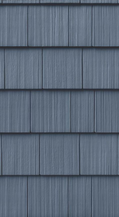 Vinyl Shingle Siding, Vinyl Siding Styles, Blue Vinyl Siding, Beach House Paint Colors, Vinyl Siding Hooks, Vinyl Siding House, Vinyl Siding Colors, Siding Styles, Shed Makeover