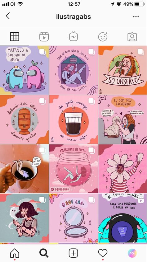 Instagram Illustration Feed, Instagram Design Layout, Case Study Design, Social Media Branding Design, Instagram Template Design, Publicidad Creativa, Instagram Grid, Social Media Design Inspiration, Instagram Feed Ideas