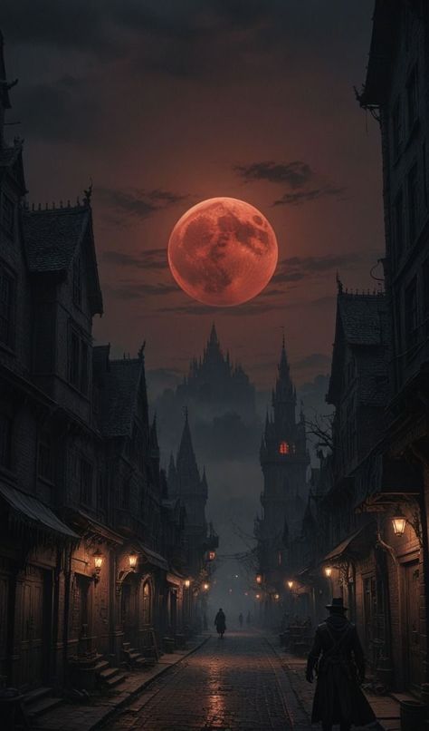 Creepy Lockscreen, Scary Scenery, Halloween Ambience, Eerie Landscape, Dark Purple Wallpaper, Dark Fairytale, Halloween Facts, Moonlit Night, A Haunted House