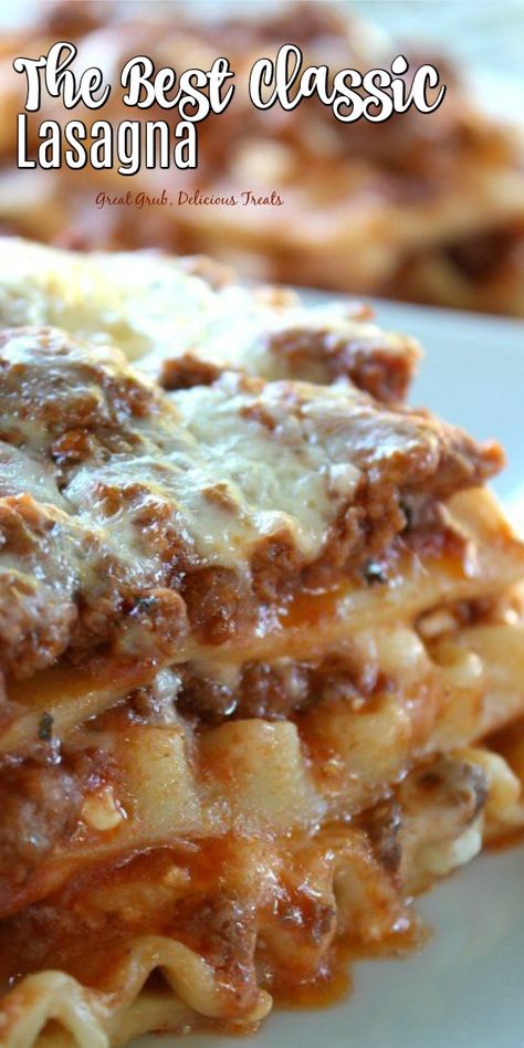 Cottage Cheese Lasagna Recipe, Easy Lasagna Recipe With Ricotta, Beef Lasagna Recipe, Recipe Lasagna, Homemade Lasagna Recipes, Lasagna Recipe With Ricotta, Classic Lasagna Recipe, Best Lasagna Recipe, Beef Lasagna