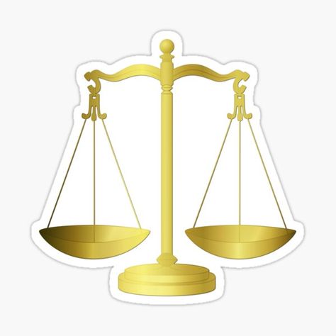 Gold Scales of Justice on White background. The iconic symbol of keeping law and order, the scales of justice in faux metallic gold represent the legal profession • Millions of unique designs by independent artists. Find your thing. Gold Scales, Law School Graduation Party, Justice Scale, Pj Masks Birthday Party, Law School Graduation, Scales Of Justice, Birthday Cake Topper Printable, Lawyer Gifts, Law And Order