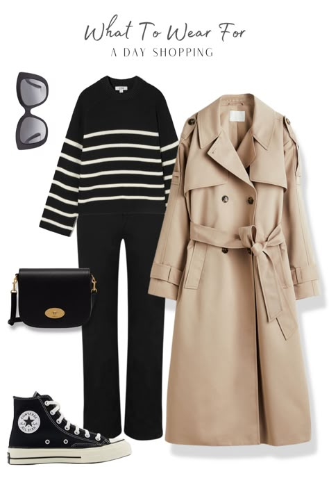 Trench Coat Outfit, Winter Mode, Classic Wardrobe, Casual Fall Outfits, Business Casual Outfits, Winter Fashion Outfits, Polyvore Outfits, Fall Winter Outfits, Converse Chuck