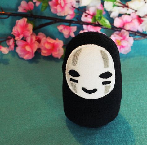 No-Face No Face Knitting, Crochet No Face Free Pattern, No Face Cross Stitch, No Face Amigurumi, No Face And Chihiro, Plushie Patterns, Animation Movie, Movie Art, Studio Ghibli