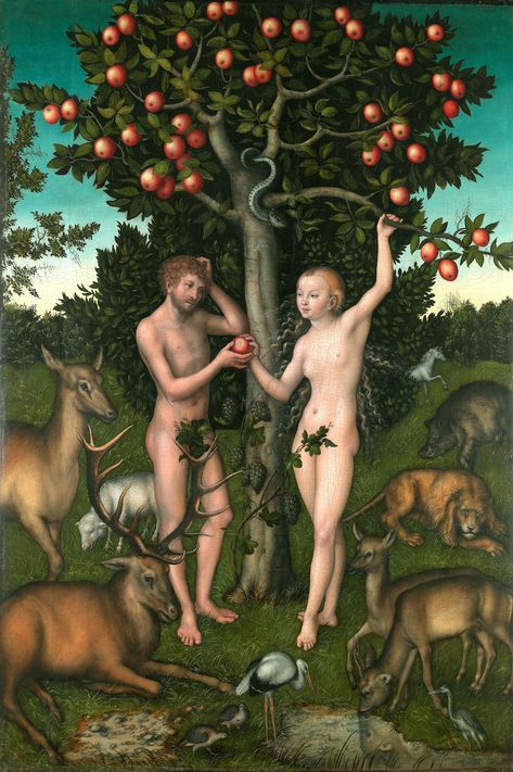 Adam And Eve Story, Courtauld Gallery, Cranach The Elder, Ages Of Man, Lucas Cranach, Tom Thomson, The Birth Of Christ, Caspar David Friedrich, The Garden Of Eden