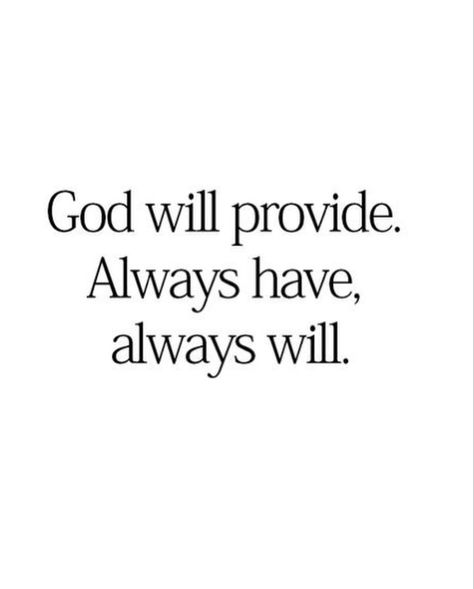 The Lord Will Provide, Massage Quotes, God Will Provide, World Quotes, The Lords Prayer, Inspirational Bible Quotes, Inspirational Prayers, Bible Quotes Prayer, Prayer Quotes