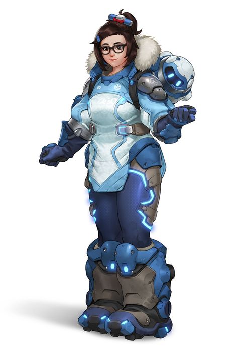 Mei Overwatch, Overwatch Mei, Circus Characters, Overwatch Fan Art, Overwatch 2, New Character, Blizzard Entertainment, Geek Culture, Video Game Characters