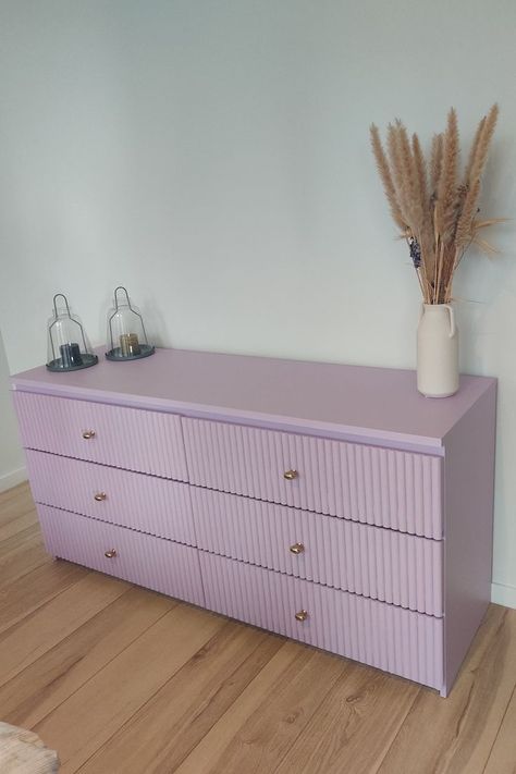 Ikea Hacks Malm Dresser, Ikea Furniture Makeover Malm, Upcycled Ikea Dresser, Upcycled Dresser Ideas, Malm Dresser Upcycle, Painted Malm Dresser, Ikea Malm Flip, Ikea Malm Painted, Diy Ikea Malm Dresser