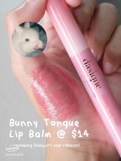 VIRAL ON XHS | PERFECT bunny tongue lip < $15 🩷🐰🎀 | Gallery posted by Andrea 🩵🪽 | Lemon8 Bunny Tongue Lip Gloss, Bunny Lips, Bunny Tongue, Lip Gloss Balm, K Beauty, Korean Makeup, Makeup Routine, Long Nails, Eyeshadow Palette