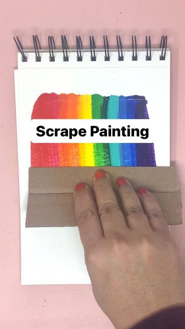 Smitha Katti | Smiling Colors on Instagram: "Have you tried Scrape Painting 🌈 . Tutorial: https://www.smilingcolors.com/2023/03/scrape-painting/ . #acrylicpainting #scrapepainting #paintingideas" Srinathji Painting, Shrinathji Mukharvind Painting, Scrape Painting, Artist Paint, Have You Tried, You Tried, Painting Tutorial, Acrylic Painting, On Instagram