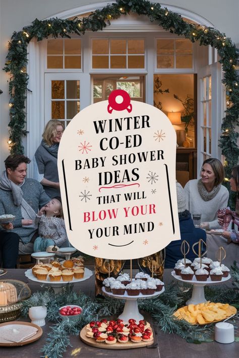 Discover the ultimate co-ed winter baby shower ideas that are guaranteed to impress! Whether you're celebrating a baby boy, girl, or keeping it a surprise, these unforgettable ideas are perfect for creating a memorable and inclusive event. From chic decorations to fun activities, this guide has everything you need to make your winter baby shower a hit. Don't miss out on these must-see ideas! Pajama Baby Shower Theme, 2025 Baby Shower Ideas, Coed Baby Shower Ideas Themes, Winter Shower Ideas, Double Baby Shower Ideas, Jack And Jill Baby Shower Ideas, Baby Shower Sprinkle Ideas, Co Ed Baby Shower Themes, Couple Baby Shower Ideas