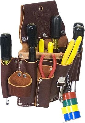 Occidental Leather 5500 Electrician's Tool Pouch Tool Belt Diy, Electrician Tool Pouch, Leather Tool Pouches, Hammer Holder, Occidental Leather, Electrician Tool Bag, Wooden Work, Screw Drivers, Tool Holders