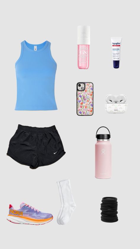 Running outfit #running #runningaesthetic #xc #track #runner #athlete Runner Athlete, Track Outfits, Outfit Running, Running Outfit, Running Clothes, What To Wear, Track, Running, Outfit Inspo