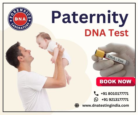 At DNA Forensics Laboratory Pvt. Ltd., we are among the most trusted DNA testing companies for offering 100% accurate, reliable, & accredited Paternity Tests in India. Moreover, we are the only Indian company that offers legal DNA tests. With 400+ collection centers across India & abroad, you can visit your nearest collection center to give your DNA sample. Call us at +91 8010177771 or WhatsApp at +91 9213177771 to learn more or book a DNA Paternity Test in India. Relationship Test, Dna Test Results, Laboratory Technician, Dna Testing, Paternity Test, Half Siblings, Biological Father, Child Custody, Pregnancy Test