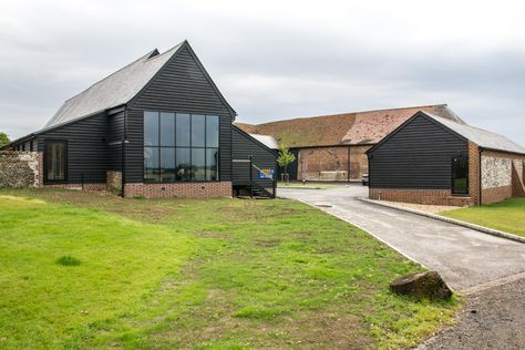 For this project, we were appointed to convert two farm buildings (one being grade II listed) into lettable office accommodation. Find out more about this conversion via this pin. Barn Conversion Interiors, Office Building Plans, Barn Windows, Oak Windows, Zinc Roof, Timber Frame Barn, Contemporary Barn, Converted Barn, Barn Renovation