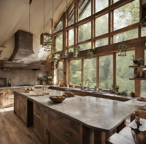 Sky Light Kitchen, Sky Light Ideas Glass Roof, Skylight Bedroom, Skylight Kitchen, Earthship, Glass Roof, Big Bend, Green Kitchen, Vaulted Ceiling