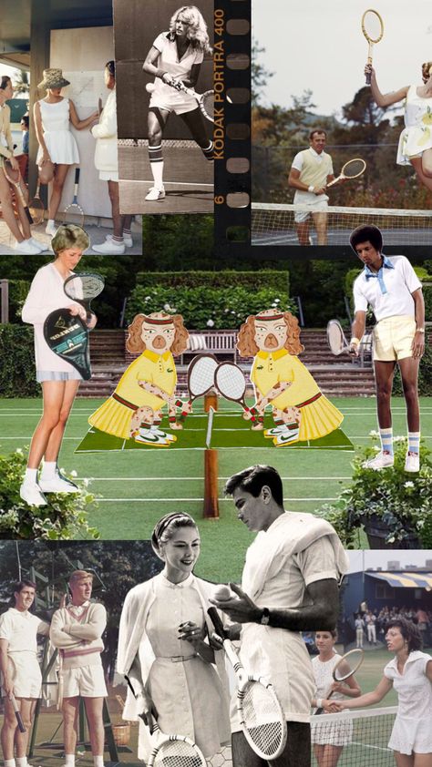 You’re serve. #vintage #tennis #aesthetic #moodboard #currentaesthetic Vintage Tennis Aesthetic, Tennis Collage, Tennis Aesthetic Vintage, Tennis Lifestyle, Tennis Aesthetic, Liked Pins, London Summer, Vintage Tennis, Aesthetic Moodboard