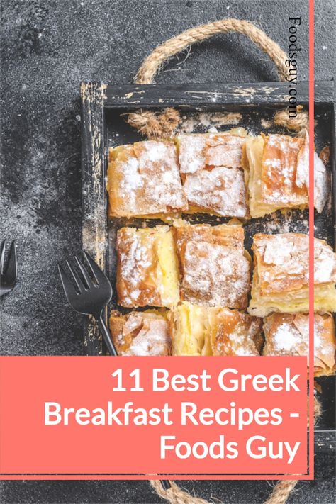 Some of these are extremely quick and easy to make, while some require a bit more work and patience. Others are perfectly suited for on-the-go snacking, but of course, we have also included recipes for those slow relaxing Sunday mornings.No matter what you are looking for, we guarantee that we have the perfect delicious, healthy, and hearty Greek breakfast recipe for you! #breakfastideas Greek Breakfast Ideas, Greek Breakfast Recipes, Good Lunches, Yummy Breakfast Recipes, Greek Breakfast, Greek Yogurt Pancakes, Homemade Tzatziki Sauce, Relaxing Sunday, Lunch Meals