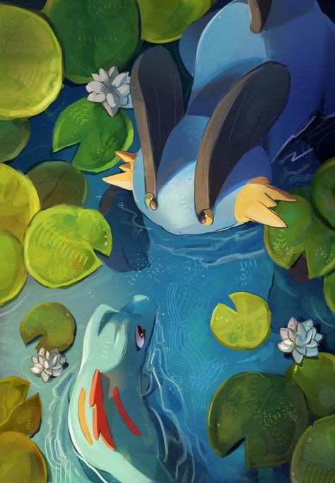 Pokemon Backgrounds, Water Type, Pocket Monsters, Cute Pokemon, Pokemon Art, On Tumblr, Art Style, Phone Wallpaper, To Start