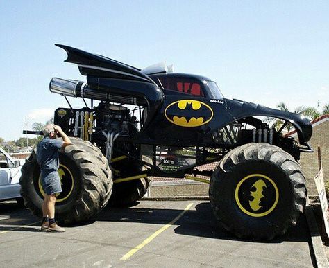 Nanananana...Batman! Truck Mods, Jacked Up Trucks, Big Boy Toys, Im Batman, Lifted Trucks, Monster Truck, Cool Trucks, Big Trucks, Chevy Trucks