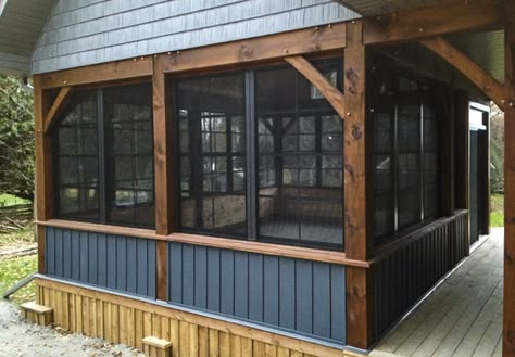 Diy Screened In Porch, Screened In Porch Plans, Screen Porch Ideas, Screened In Porch Diy, Screened Porch Ideas, Porch Kits, Porch Diy, Screened Porch Designs, Screened In Deck