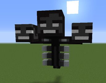 http://www.grabcraft.com/minecraft/wither-boss/minecraft-creatures Minecraft Wither Build, Wither Boss, Minecraft Wither, Minecraft Pictures, Pocket Edition, Combat Armor, Minecraft Room, Minecraft Birthday, Minecraft Blueprints