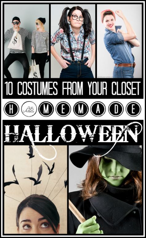 10 Genius Last Minute #Halloween #Costumes  from your closet at the36thavenue.com  ...Eek! Skeleton Bartender, Halloween Costumes From Your Closet, Costumes From Your Closet, Last Minute Halloween, Hallowen Costume, Last Minute Costumes, Halloween 2014, Homemade Costumes, Last Minute Halloween Costumes