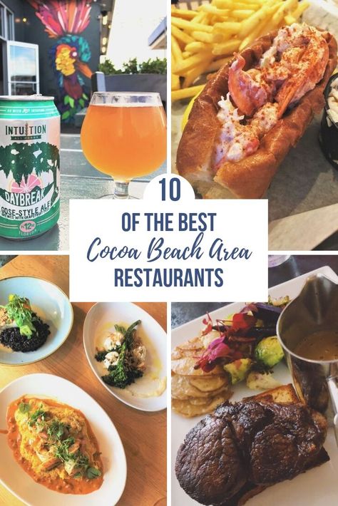 The 10 Best Cocoa Beach Restaurants for 2020 - The Florida Travel Girl Cocoa Beach Florida Things To Do, Cocoa Beach Florida Restaurants, Cocoa Beach Restaurants, Coco Beach Florida, Destin Florida Restaurants, Cocoa Florida, Coco Beach, Disney 2023, Cocoa Beach Florida