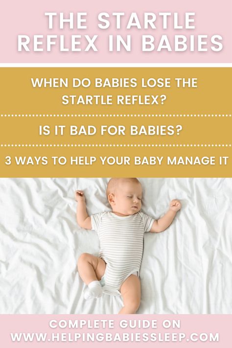 The Startle Reflex (Moro Reflex) in Babies: Everything You Need To Know about it from Baby Sleep Expert Dr. Sarah Mitchell. Restless Sleep Remedies, Teen Tips, Sarah Mitchell, Baby Sleep Consultant, Sleep Phases, 4 Month Baby, Sleep Training Methods, How To Stop Snoring, Baby Facts