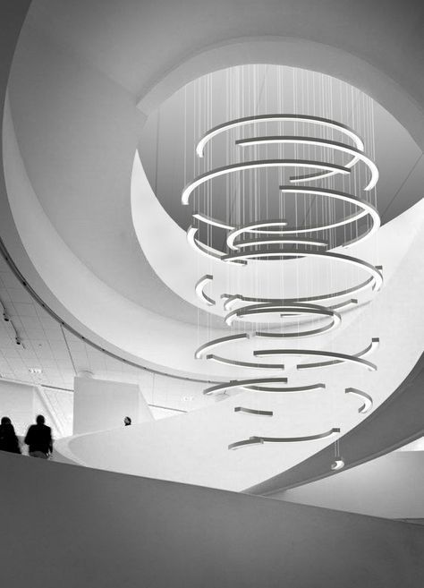 Circular Installation, Circular Ceiling Light, Contemporary Lighting Design, Contemporary Light Fixtures, Modern Lighting Design, The Lobby, Suspension Design, Luminaire Design, Modern Floor Lamps