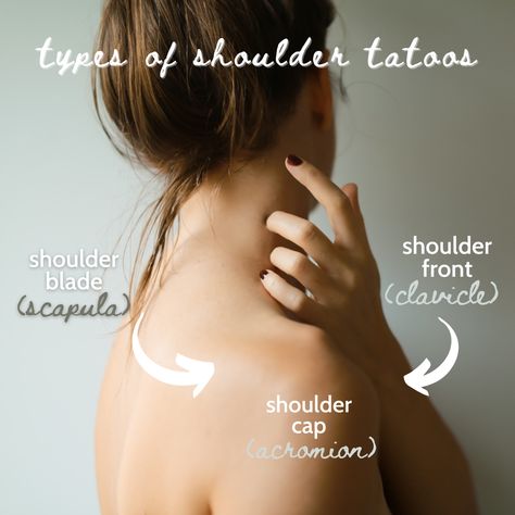 Where are the different placements for shoulder tattoos? Shoulder Area Tattoos, Outer Shoulder Tattoo For Women, Shoulder Tattoo Placement For Women, Shoulder Bone Tattoos For Women, Back Shoulder Tattoo Placement, Shoulder Placement Tattoos, Upper Back Shoulder Tattoo For Women, Scapula Tattoos For Women, Front Of Shoulder Tattoo For Women