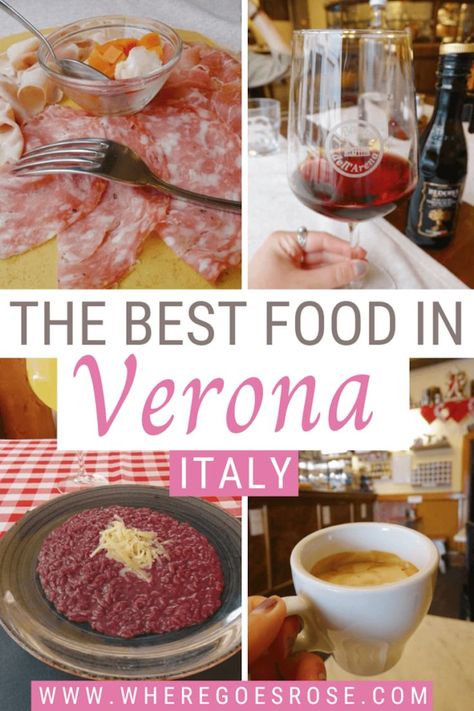 food in verona Northern Italy Food, Verona Restaurant, Food Europe, Europe Food, Italy Destinations, Food Italian, Eastern Europe Travel, Italy Food, Verona Italy