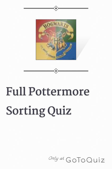 "Full Pottermore Sorting Quiz" My result: Ravenclaw Gryffindor Quiz, Ravenclaw Quiz, Hufflepuff Quiz, Pottermore Sorting Quiz, Sorting Hat Quiz, Hogwarts Houses Quiz, Hogwarts Sorting Quiz, Pottermore Quiz, Harry Potter House Quiz