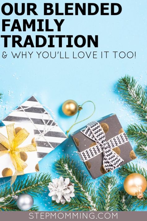 This is OUR favorite blended family holiday tradition - and I bet you'll love it too! | Blended Family Christmas | Blended family holidays | Blended family Christmas tradition | Blended family tradition | Blended family winter tradition | stepmom tradition | stepmom Christmas | stepmom Christmas tradition #stepmomming #stepmom #blendedfamily Blended Family Christmas, Children Of Divorce, Step Mom Advice, Holiday Traditions Family, Bucket List Family, Christmas Traditions Family, Divorce And Kids, Christmas Tradition, Step Parenting