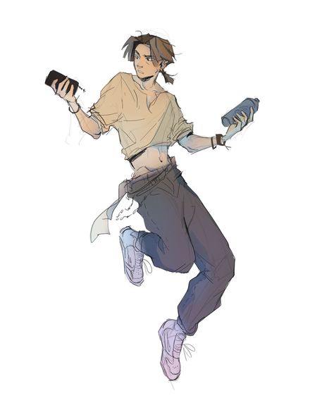 vegaxart on IG Character Tripping Pose, Jim Hawkins Treasure Planet Fanart, Rock Poses Drawing, Planet Character Design, Cool Character Poses, Treasure Planet Art, Character Design Poses, Akali League Of Legends, Planet Drawing