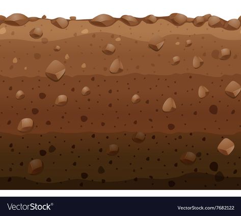 Underground Illustration, Layers Of Soil, Teacch Activities, Body Parts Preschool, Blue Umbrella, Art And Craft Videos, Soil Layers, Clip Cards, Digital Painting Tutorials