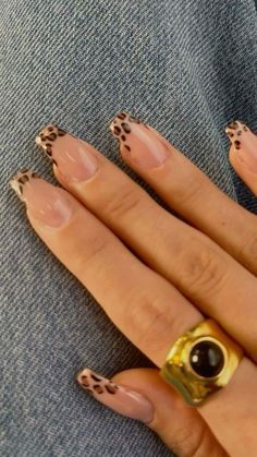 Leopard Nails Matte, Ideas Pedicure, Nails Metallic, Nails Holographic, Nails Gradient, Nails Marble, Nails Floral, Hoco Nails, Nails Neon