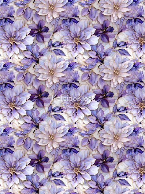 Purple floral background