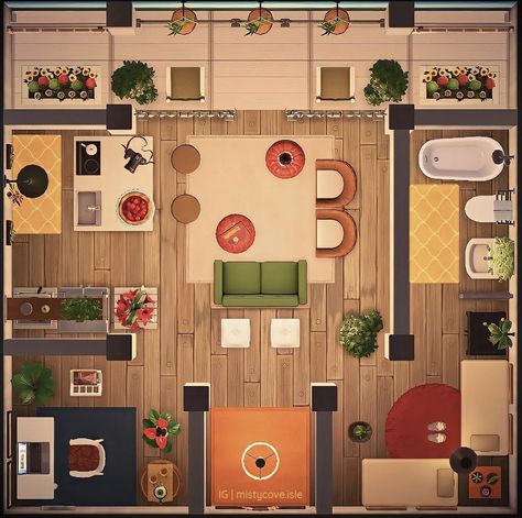 Animal Crossing Pc, Acnh Cottagecore, Interior Floor Plan, Ac New Leaf, Happy Home Designer, Animal Crossing Wild World, Animal Crossing Villagers, New Animal Crossing, Resort Villa