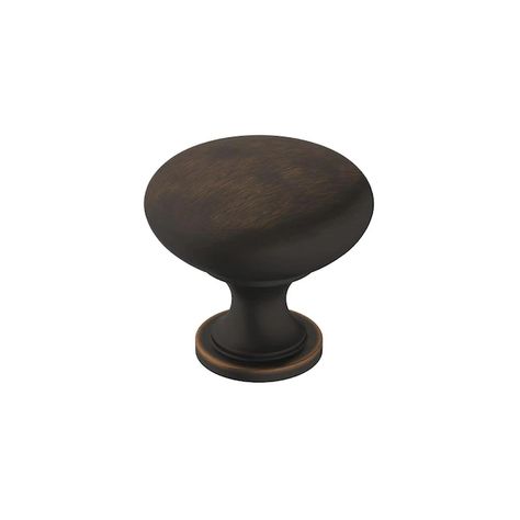 Amerock Era 1.25-in Oil Rubbed Bronze Round Traditional Cabinet Knob in the Cabinet Knobs department at Lowes.com Bronze Pulls, Shop Cabinets, Cabinet Hardware Knobs, Traditional Cabinets, Home Solutions, Decorative Hooks, Ceiling Fan In Kitchen, Decorative Hardware, Cabinet Knob