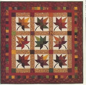 Autumn Splendor Quilt Fall Quilt Patterns, Wall Quilt Patterns, Quilt Pattern Download, Quilting Templates, Miniature Quilts, Applique Quilting, Fall Quilts, Halloween Quilts, Quilt Block Pattern