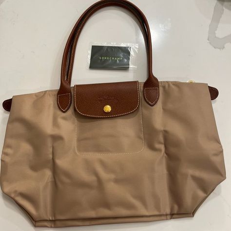 Longchamp Le Pliage Tote Desert Colors, Longchamp Handbags, Longchamp Le Pliage, Outfit Ideas, Tote Bag, Fashion Outfits, Brand New, Handbags, Cream