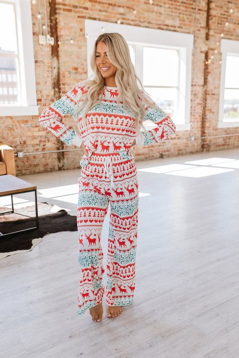 Christmas Pj, Matching Christmas Pajamas, Christmas Pajama Set, Christmas Pjs, Nordic Christmas, Winter Night, Sleepwear & Loungewear, Christmas Pajamas, Dress Romper