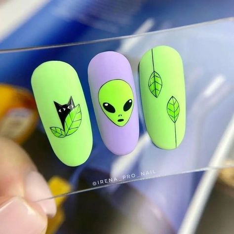 Cute Spring Nails That Will Never Go Out Of Style 2023 | Summer Nails Coffin Alien Nails Design, Nail Art Designs Spring, Summer Nails Art Designs, Alien Nails, Spring Nails 2023, Summer Nail Art Designs, Summer Nails Art, Nails Art Designs, Summer Nail Art