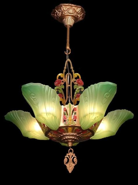 getting crazy with it Lampe Art Deco, Shade Chandelier, Deco Lighting, Chandelier Lights, Art Deco Movement, Art Deco Chandelier, Art Deco Lighting, Art Deco Lamps, Art Deco Furniture